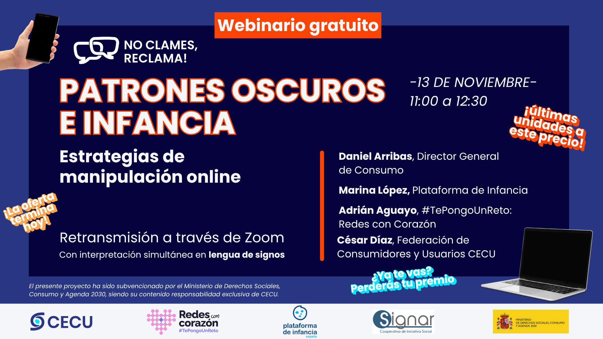 Patrones oscuros e infancia: estrategias de manipulación online